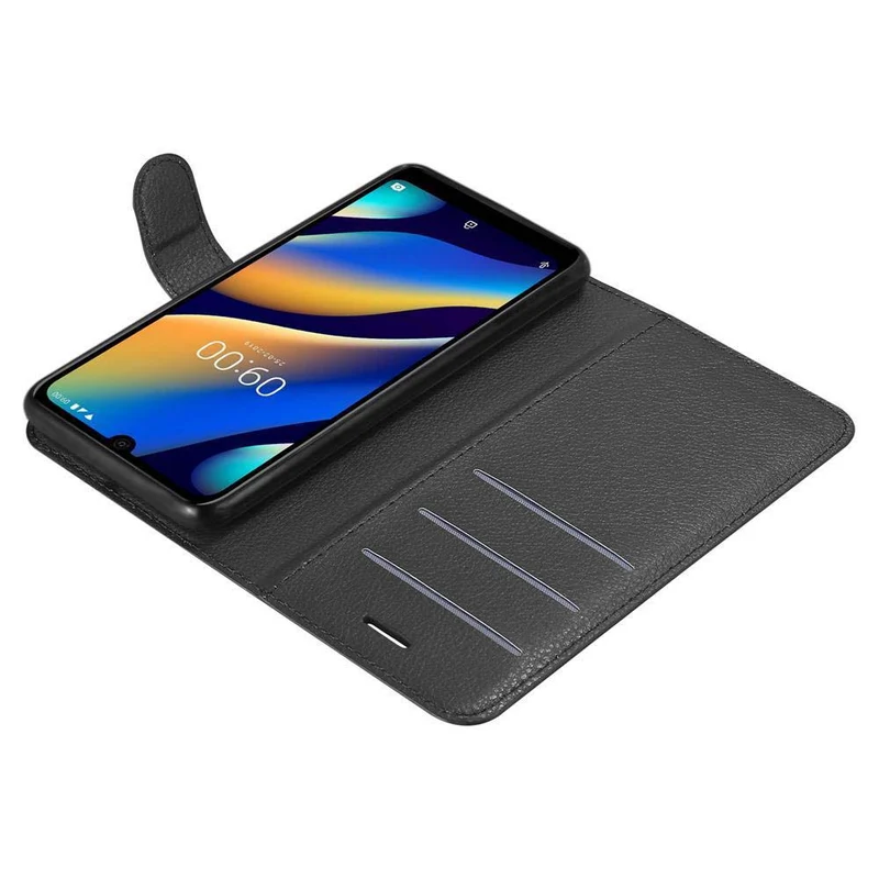 Cadorabo Hülle kompatibel mit WIKO VIEW 3 LITE Schutzhülle mit Magnetverschluss, Standfunktion und Kartenfach