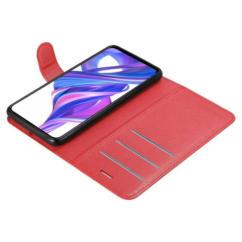 Cadorabo Hülle kompatibel mit Honor 9X PRO Schutzhülle mit Magnetverschluss, Standfunktion und Kartenfach