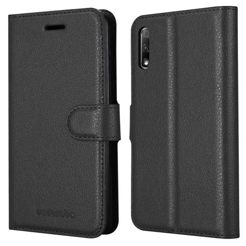 Cadorabo Hülle kompatibel mit Honor 9X PRO Schutzhülle mit Magnetverschluss, Standfunktion und Kartenfach