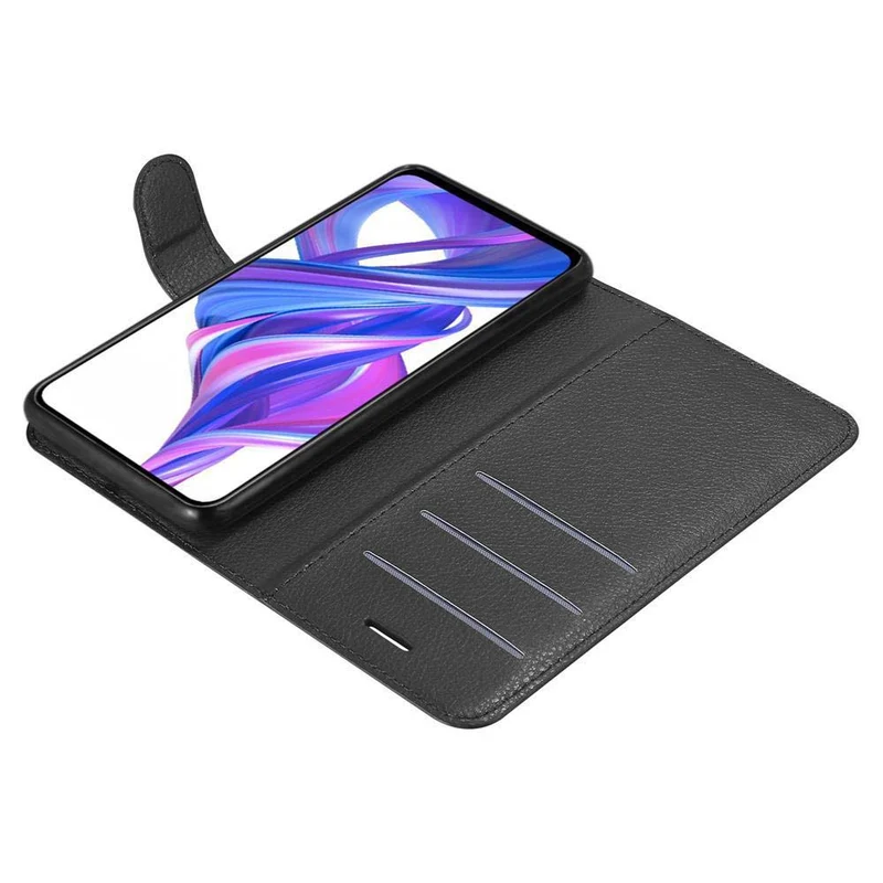 Cadorabo Hülle kompatibel mit Honor 9X PRO Schutzhülle mit Magnetverschluss, Standfunktion und Kartenfach