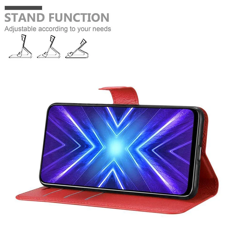Cadorabo Hülle kompatibel mit Honor 9X Schutzhülle mit Magnetverschluss, Standfunktion und Kartenfach