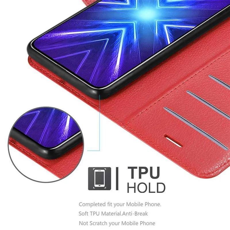 Cadorabo Hülle kompatibel mit Honor 9X Schutzhülle mit Magnetverschluss, Standfunktion und Kartenfach