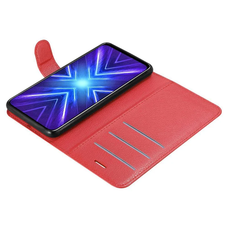 Cadorabo Hülle kompatibel mit Honor 9X Schutzhülle mit Magnetverschluss, Standfunktion und Kartenfach