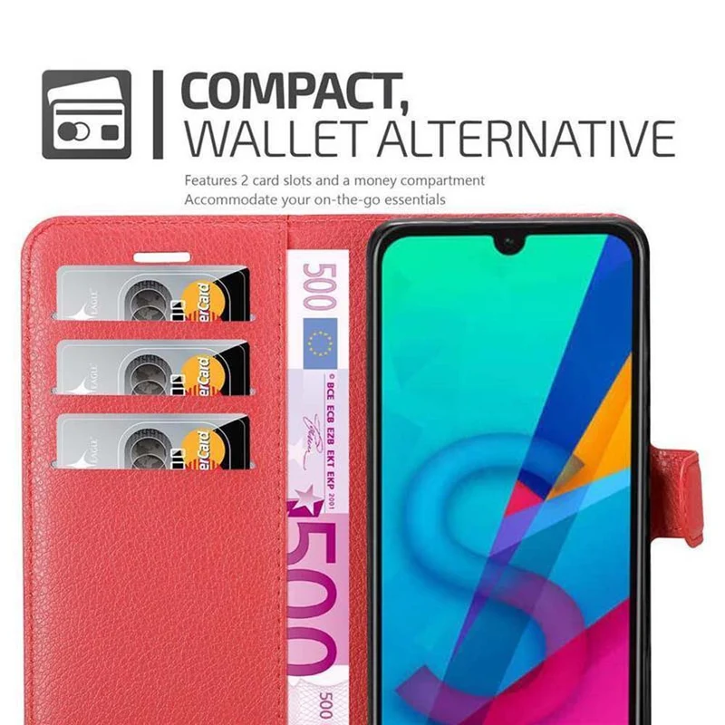 Cadorabo Hülle kompatibel mit Huawei Y5 2019 / Enjoy Play 8 / Honor 8S Schutzhülle mit Magnetverschluss, Standfunktion und Kartenfach