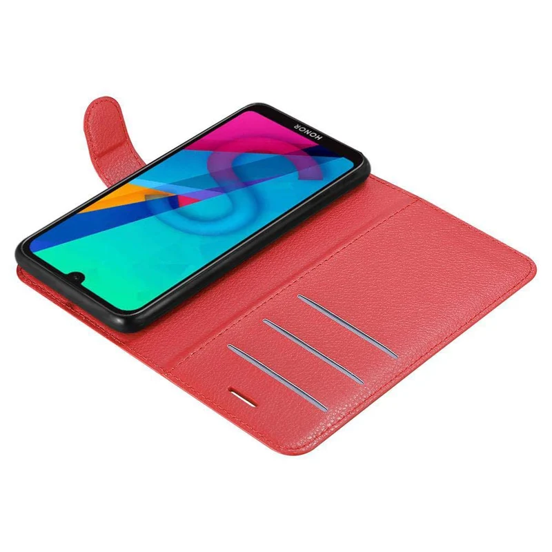 Cadorabo Hülle kompatibel mit Huawei Y5 2019 / Enjoy Play 8 / Honor 8S Schutzhülle mit Magnetverschluss, Standfunktion und Kartenfach