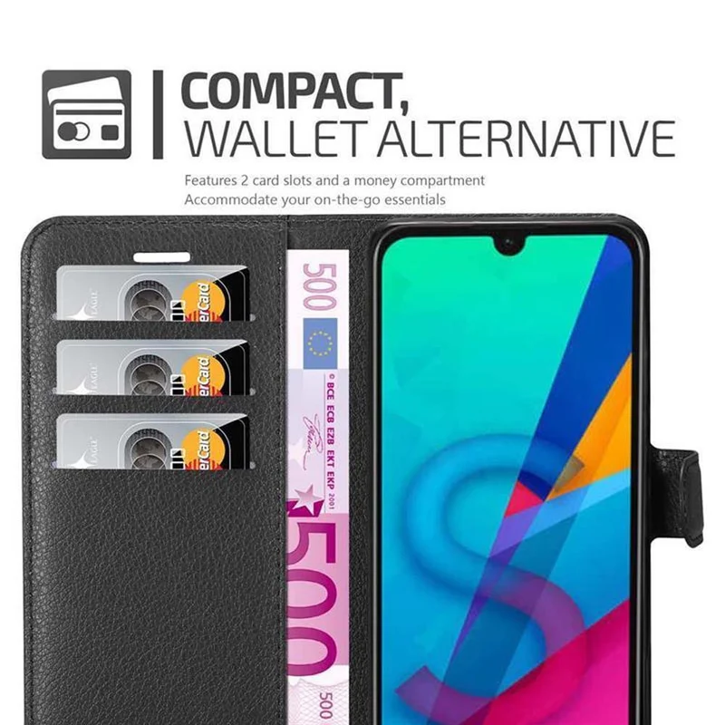 Cadorabo Hülle kompatibel mit Huawei Y5 2019 / Enjoy Play 8 / Honor 8S Schutzhülle mit Magnetverschluss, Standfunktion und Kartenfach