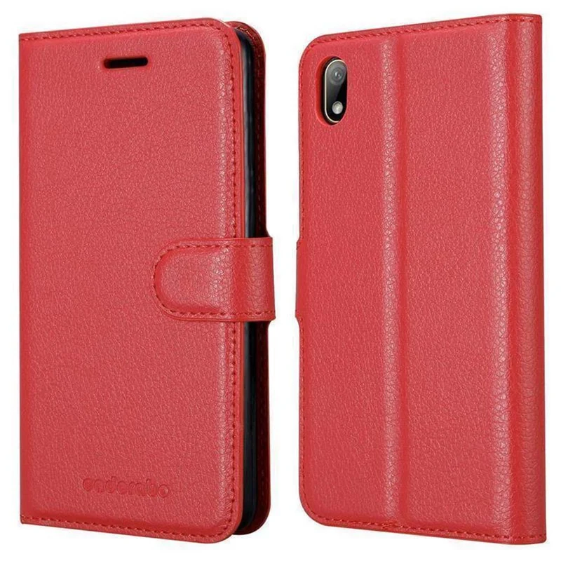Cadorabo Hülle kompatibel mit Huawei Y5 2019 / Enjoy Play 8 / Honor 8S Schutzhülle mit Magnetverschluss, Standfunktion und Kartenfach