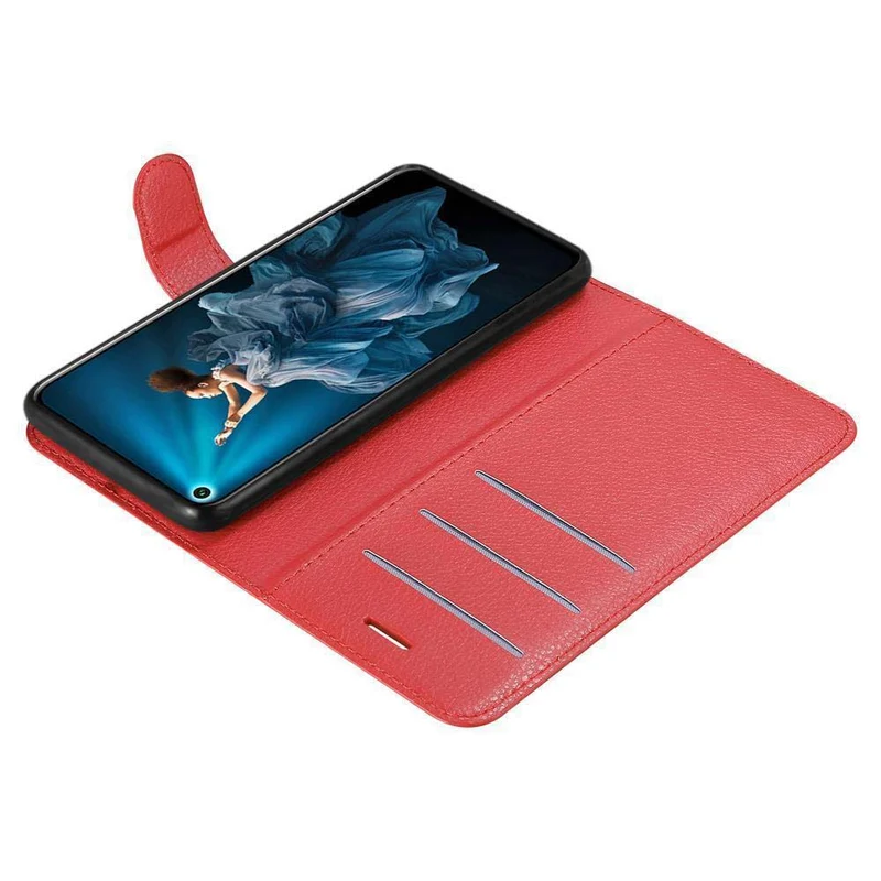 Cadorabo Hülle kompatibel mit Honor 20 / 20S / Huawei NOVA 5T Schutzhülle mit Magnetverschluss, Standfunktion und Kartenfach