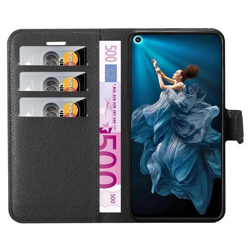Cadorabo Hülle kompatibel mit Honor 20 / 20S / Huawei NOVA 5T Schutzhülle mit Magnetverschluss, Standfunktion und Kartenfach