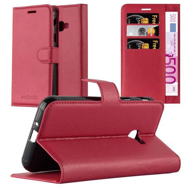 Cadorabo Hülle kompatibel mit Samsung Galaxy XCover 4 / XCover 4s Schutzhülle mit Magnetverschluss, Standfunktion und Kartenfach