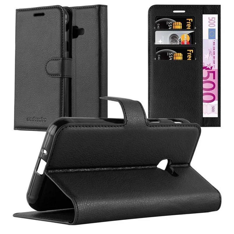 Cadorabo Hülle kompatibel mit Samsung Galaxy XCover 4 / XCover 4s Schutzhülle mit Magnetverschluss, Standfunktion und Kartenfach