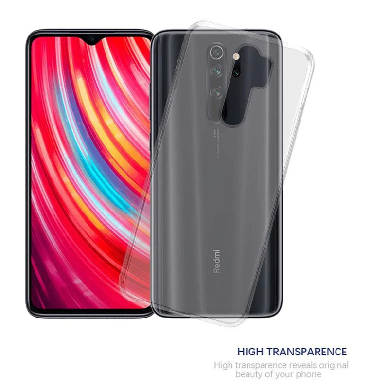 Cadorabo Hülle kompatibel mit Xiaomi RedMi NOTE 8 PRO Schutzhülle aus flexiblem TPU Silikon