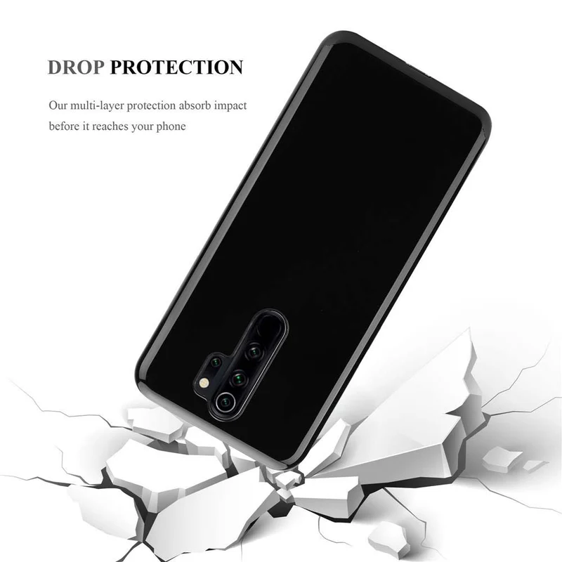 Cadorabo Hülle kompatibel mit Xiaomi RedMi NOTE 8 PRO Schutzhülle aus flexiblem TPU Silikon