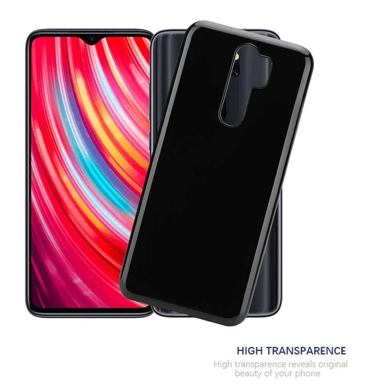 Cadorabo Hülle kompatibel mit Xiaomi RedMi NOTE 8 PRO Schutzhülle aus flexiblem TPU Silikon