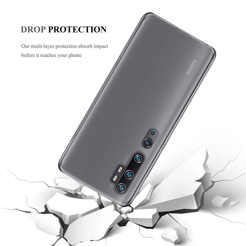 Cadorabo Hülle kompatibel mit Xiaomi RedMi NOTE 10 4G / RedMi NOTE 10S Schutzhülle aus flexiblem TPU Silikon