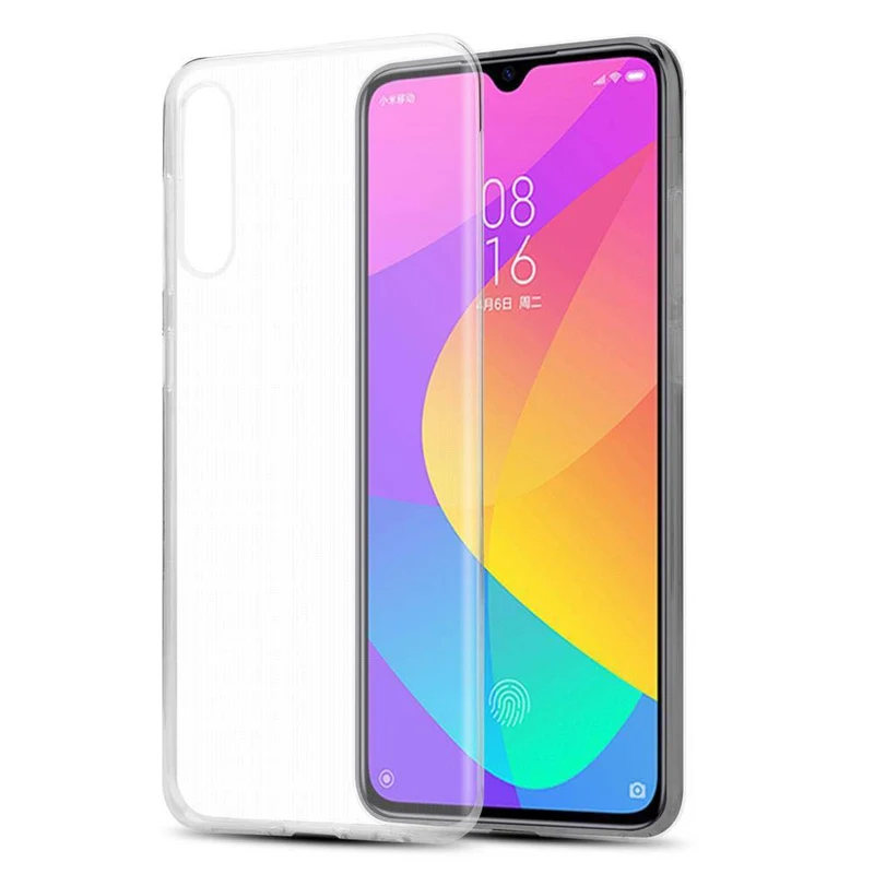 Cadorabo Hülle kompatibel mit Xiaomi Mi CC9 Schutzhülle aus flexiblem TPU Silikon