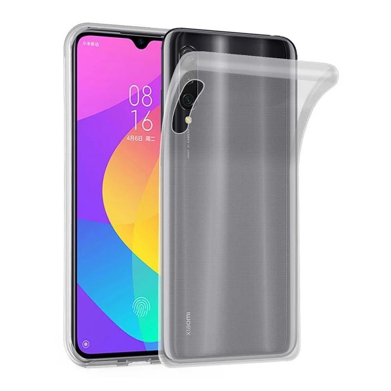 Cadorabo Hülle kompatibel mit Xiaomi Mi CC9 Schutzhülle aus flexiblem TPU Silikon