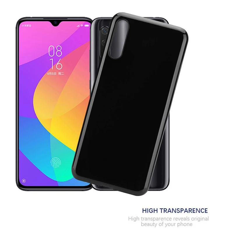 Cadorabo Hülle kompatibel mit Xiaomi Mi CC9 Schutzhülle aus flexiblem TPU Silikon