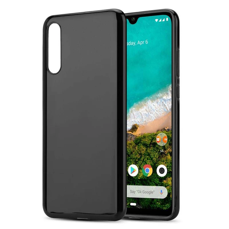 Cadorabo Hülle kompatibel mit Xiaomi Mi A3 Schutzhülle aus flexiblem TPU Silikon