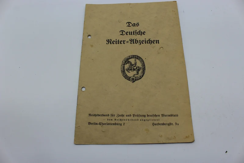 Urkunde Deutsches Reiterabzeichen
