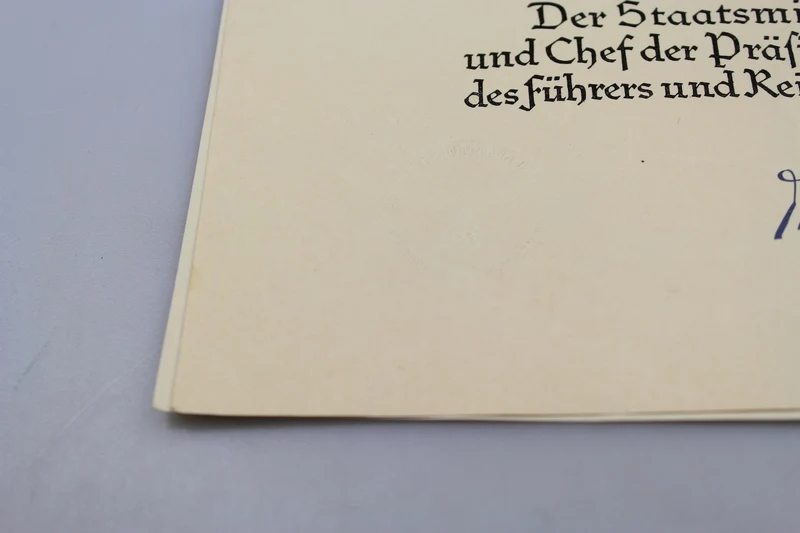 Zertifiziert für 25 Jahre treuen Dienst
