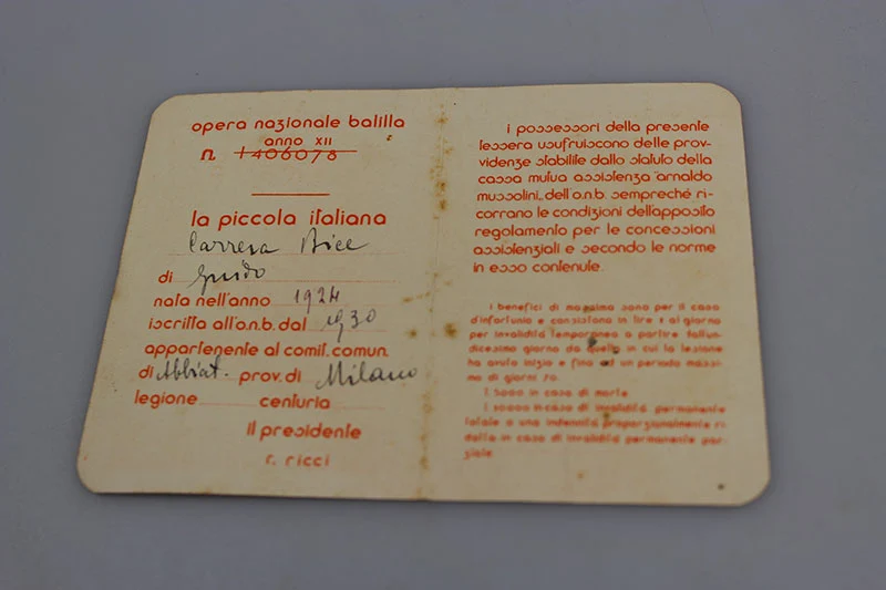 OB-Karte - Kleine italienische XII