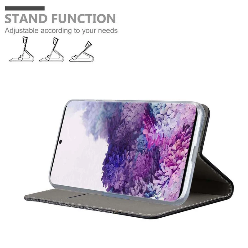 Cadorabo Hülle kompatibel mit Samsung Galaxy S20 PLUS Schutzhülle mit Magnetverschluss, Standfunktion und Kartenfach