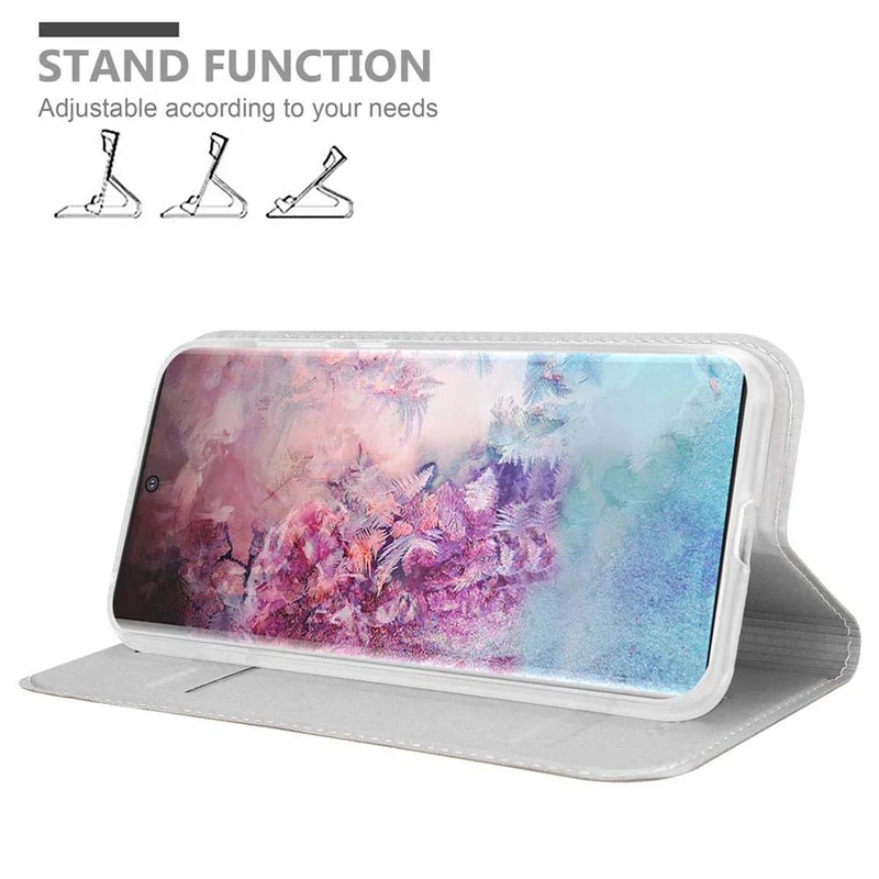 Cadorabo Hülle kompatibel mit Samsung Galaxy NOTE 10 PLUS Schutzhülle mit Magnetverschluss, Standfunktion und Kartenfach