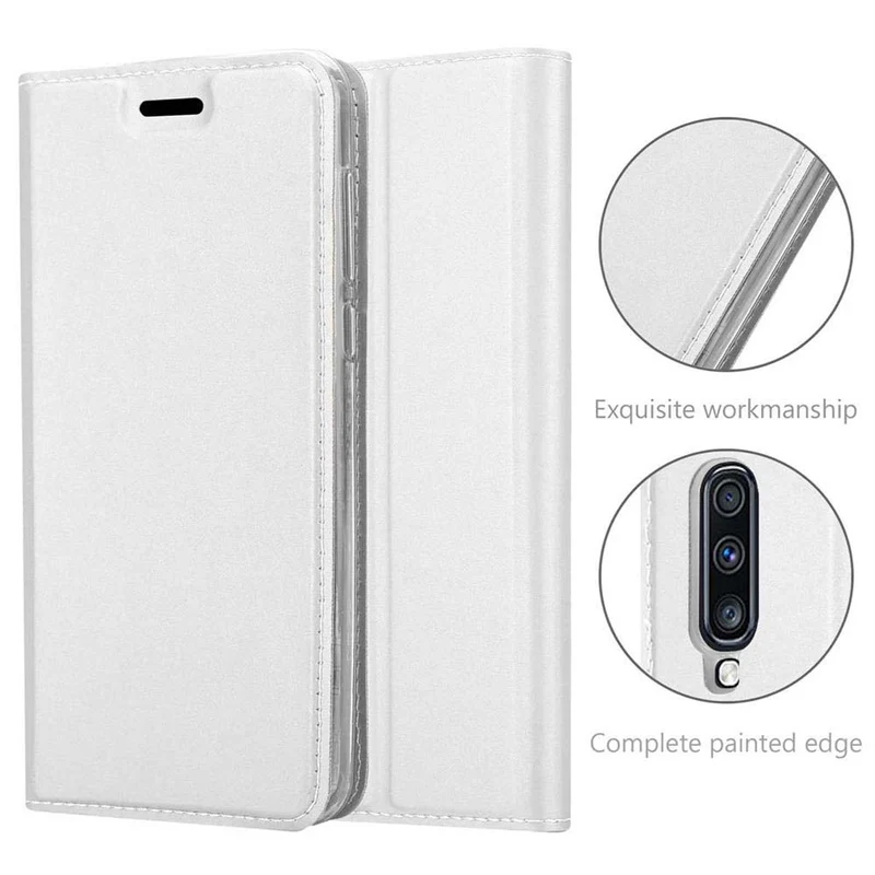 Cadorabo Hülle kompatibel mit Samsung Galaxy A70 / A70s Schutzhülle mit Magnetverschluss, Standfunktion und Kartenfach
