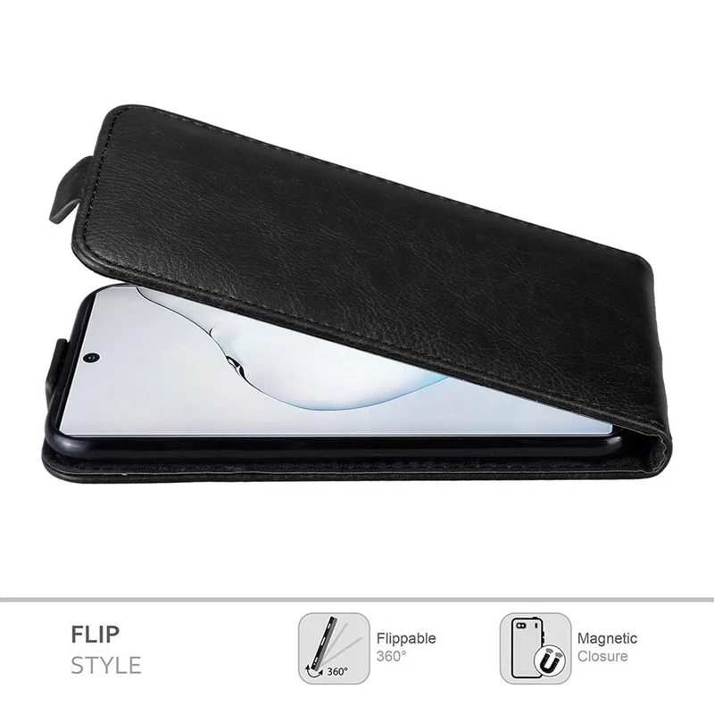 Cadorabo Hülle kompatibel mit Samsung Galaxy NOTE 10 Schutzhülle im Flip Design mit Magnetverschluss