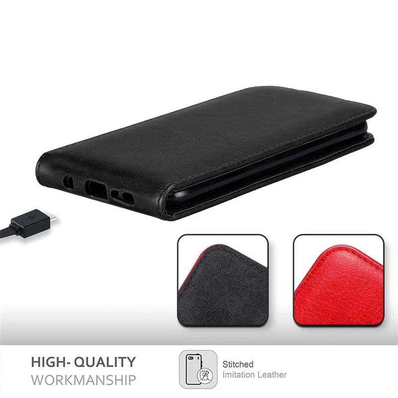 Cadorabo Hülle kompatibel mit Samsung Galaxy NOTE 10 Schutzhülle im Flip Design mit Magnetverschluss