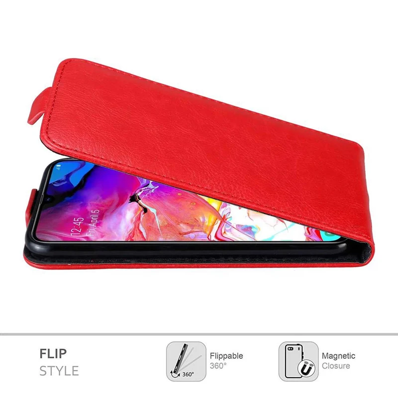 Cadorabo Hülle kompatibel mit Samsung Galaxy A70 / A70s Schutzhülle im Flip Design mit Magnetverschluss