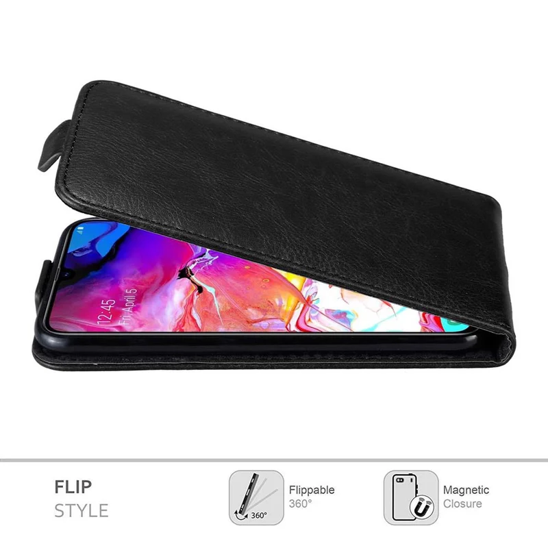 Cadorabo Hülle kompatibel mit Samsung Galaxy A70 / A70s Schutzhülle im Flip Design mit Magnetverschluss