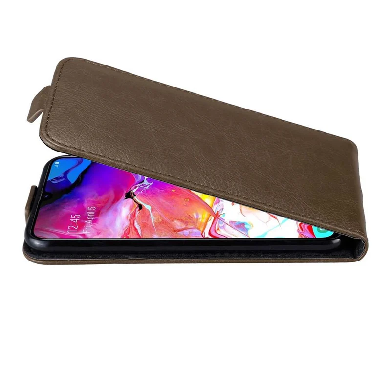 Cadorabo Hülle kompatibel mit Samsung Galaxy A70 / A70s Schutzhülle im Flip Design mit Magnetverschluss