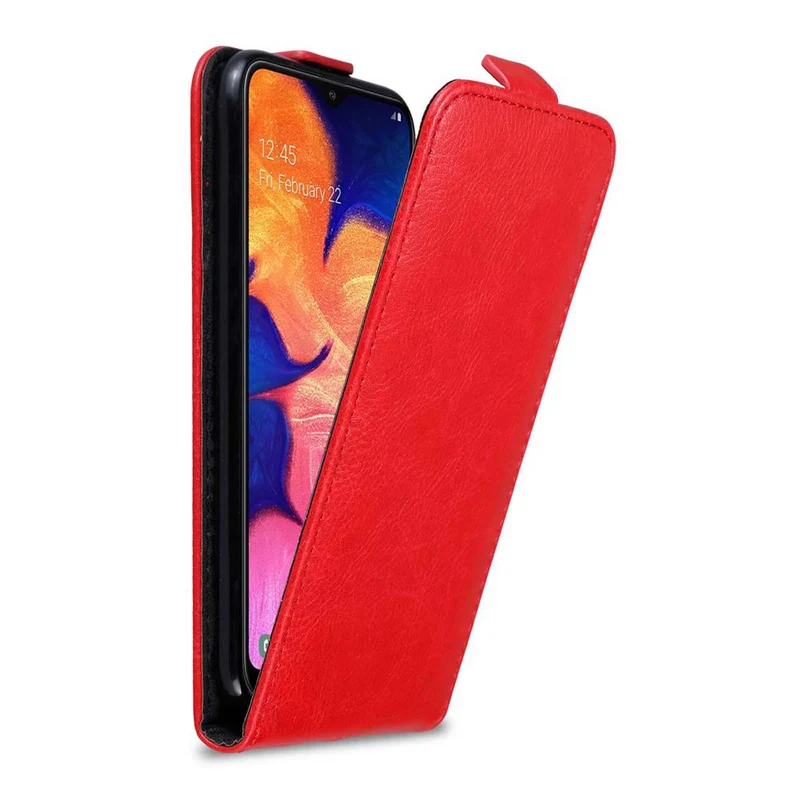 Cadorabo Hülle kompatibel mit Samsung Galaxy A10 / M10 Schutzhülle im Flip Design mit Magnetverschluss