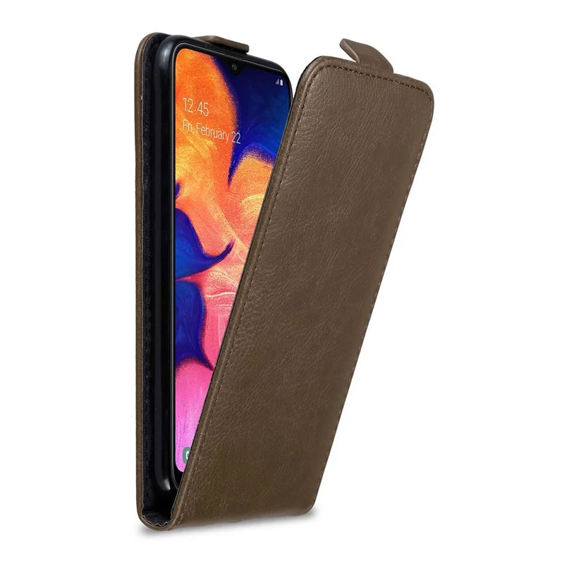 Cadorabo Hülle kompatibel mit Samsung Galaxy A10 / M10 Schutzhülle im Flip Design mit Magnetverschluss