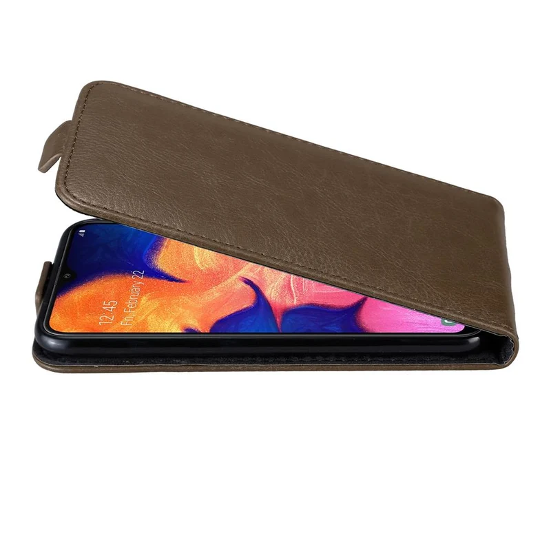 Cadorabo Hülle kompatibel mit Samsung Galaxy A10 / M10 Schutzhülle im Flip Design mit Magnetverschluss