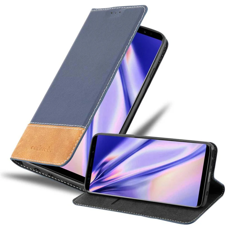 Cadorabo Hülle kompatibel mit Samsung Galaxy NOTE 9 Schutzhülle mit Magnetverschluss, Standfunktion und Kartenfach