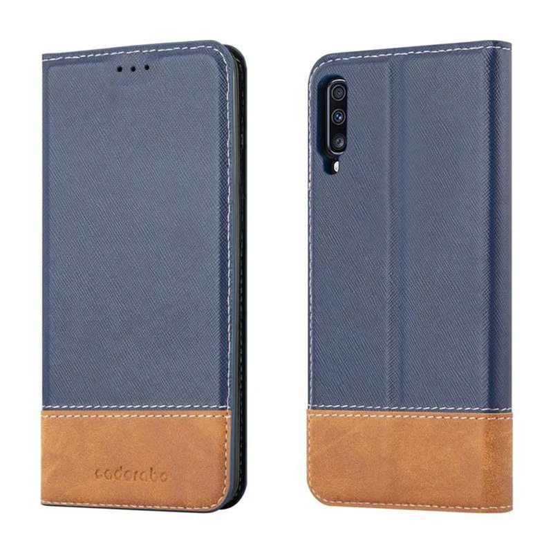 Cadorabo Hülle kompatibel mit Samsung Galaxy A70 / A70s Schutzhülle mit Magnetverschluss, Standfunktion und Kartenfach