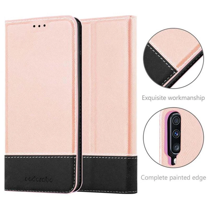 Cadorabo Hülle kompatibel mit Samsung Galaxy A70 / A70s Schutzhülle mit Magnetverschluss, Standfunktion und Kartenfach