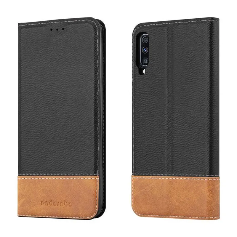 Cadorabo Hülle kompatibel mit Samsung Galaxy A70 / A70s Schutzhülle mit Magnetverschluss, Standfunktion und Kartenfach