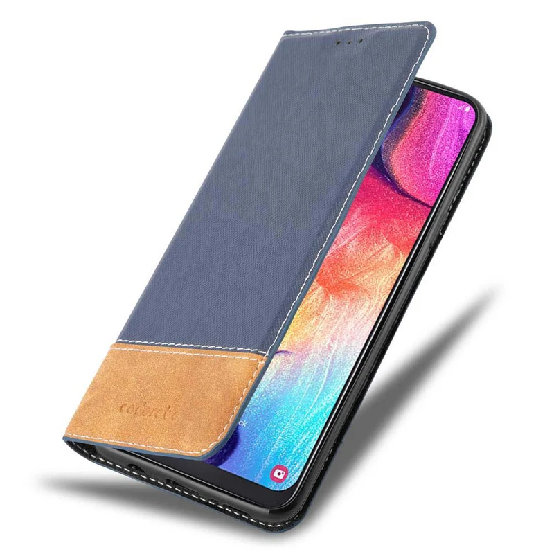 Cadorabo Hülle kompatibel mit Samsung Galaxy A50 4G / A50s / A30s Schutzhülle mit Magnetverschluss, Standfunktion und Kartenfach