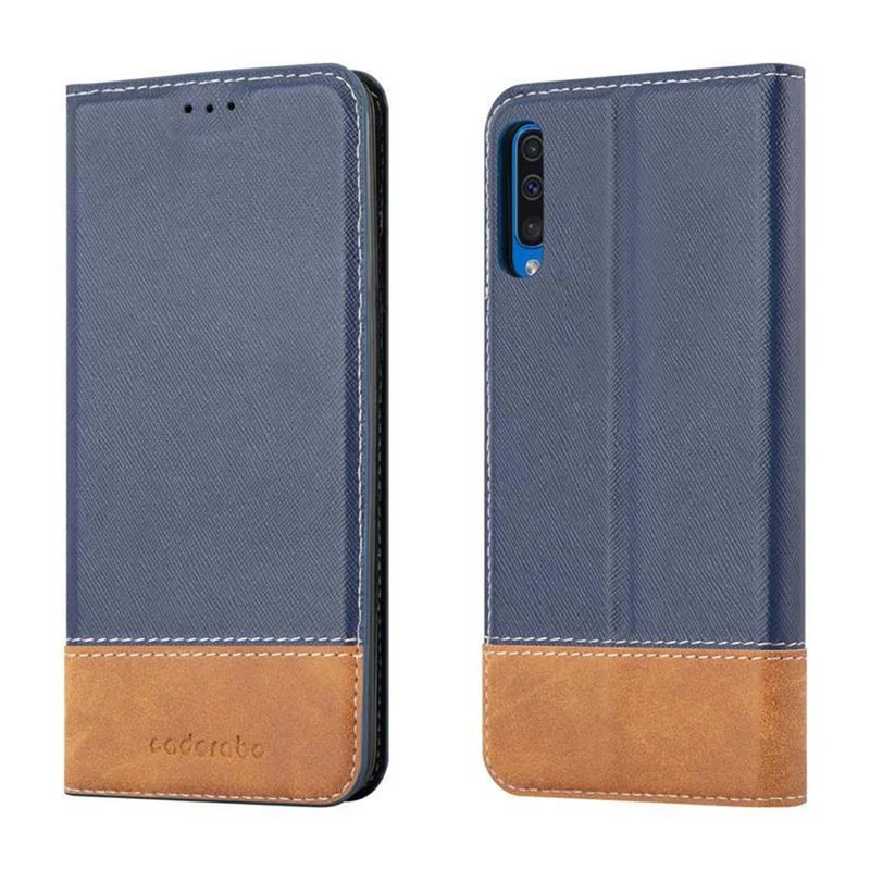 Cadorabo Hülle kompatibel mit Samsung Galaxy A50 4G / A50s / A30s Schutzhülle mit Magnetverschluss, Standfunktion und Kartenfach
