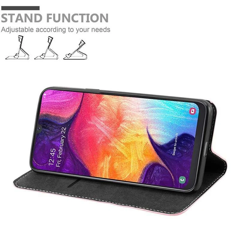 Cadorabo Hülle kompatibel mit Samsung Galaxy A50 4G / A50s / A30s Schutzhülle mit Magnetverschluss, Standfunktion und Kartenfach