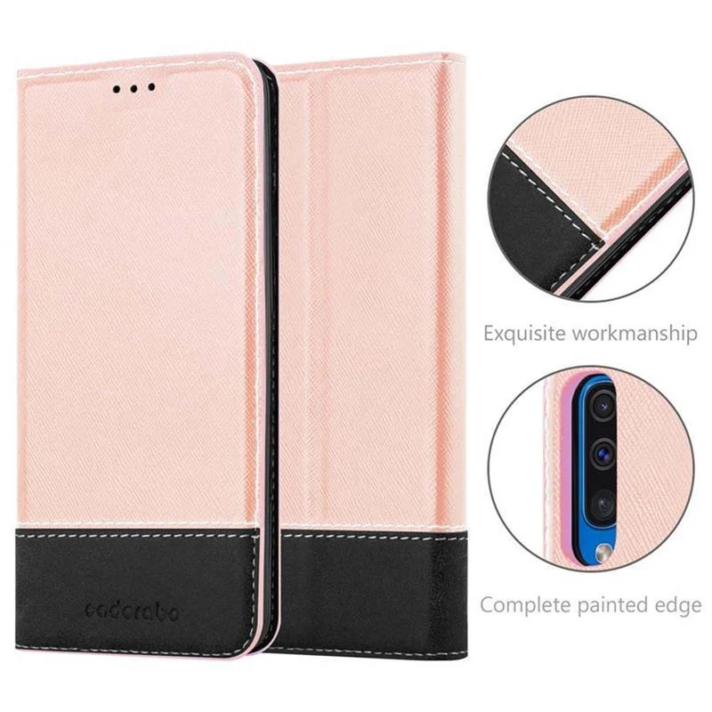 Cadorabo Hülle kompatibel mit Samsung Galaxy A50 4G / A50s / A30s Schutzhülle mit Magnetverschluss, Standfunktion und Kartenfach