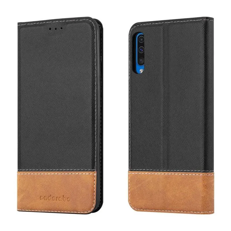 Cadorabo Hülle kompatibel mit Samsung Galaxy A50 4G / A50s / A30s Schutzhülle mit Magnetverschluss, Standfunktion und Kartenfach