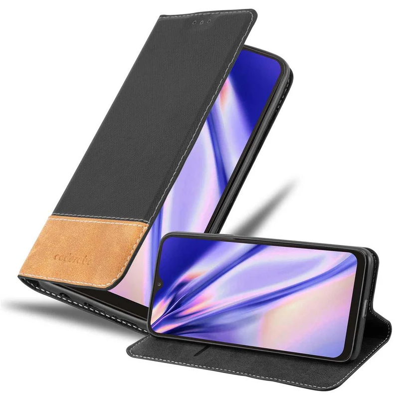 Cadorabo Hülle kompatibel mit Samsung Galaxy A10 / M10 Schutzhülle mit Magnetverschluss, Standfunktion und Kartenfach
