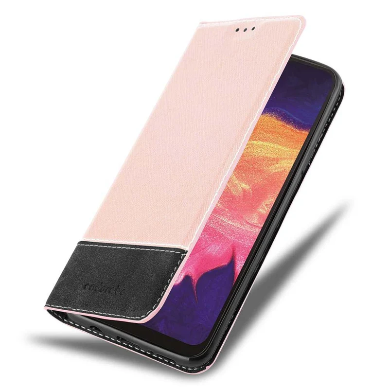 Cadorabo Hülle kompatibel mit Samsung Galaxy A10 / M10 Schutzhülle mit Magnetverschluss, Standfunktion und Kartenfach