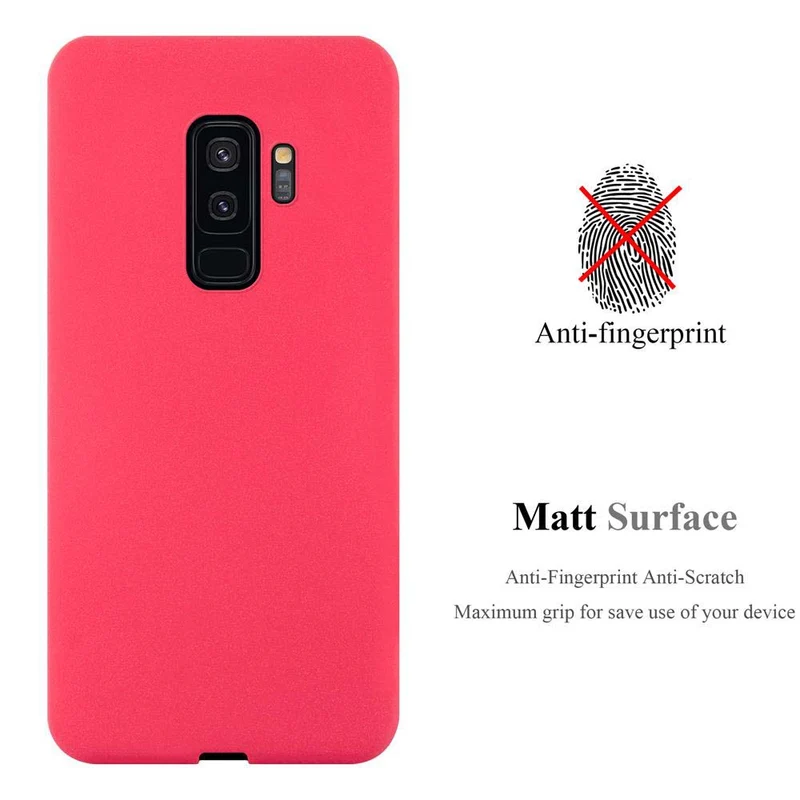Cadorabo Hülle kompatibel mit Samsung Galaxy S9 PLUS Schutzhülle aus flexiblem TPU Silikon