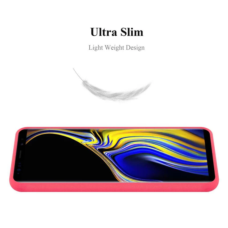 Cadorabo Hülle kompatibel mit Samsung Galaxy NOTE 9 Schutzhülle aus flexiblem TPU Silikon